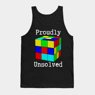 Proudly Unsolved Cube Tank Top